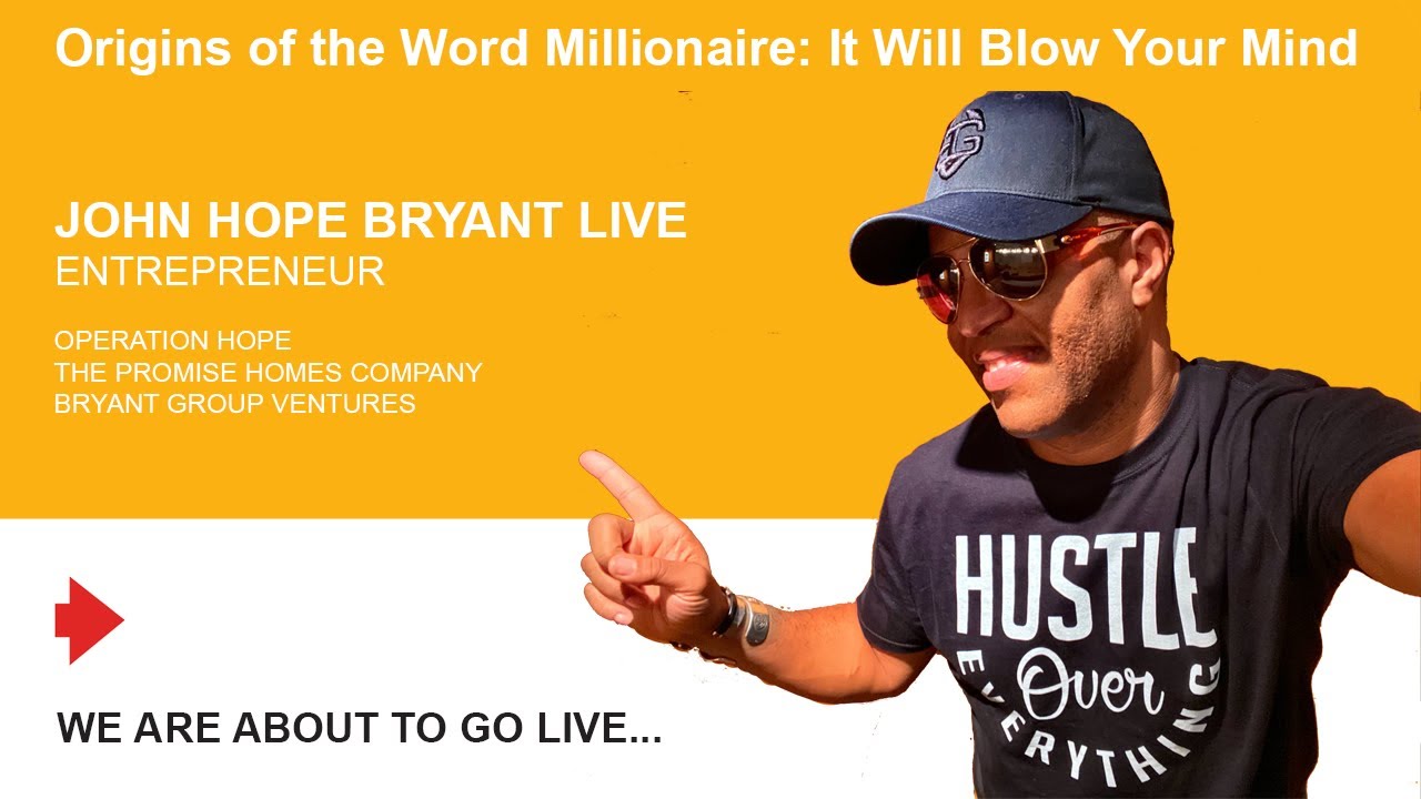 Origins Of The Word Millionaire It Will Blow Your Mind The HOPE Channel